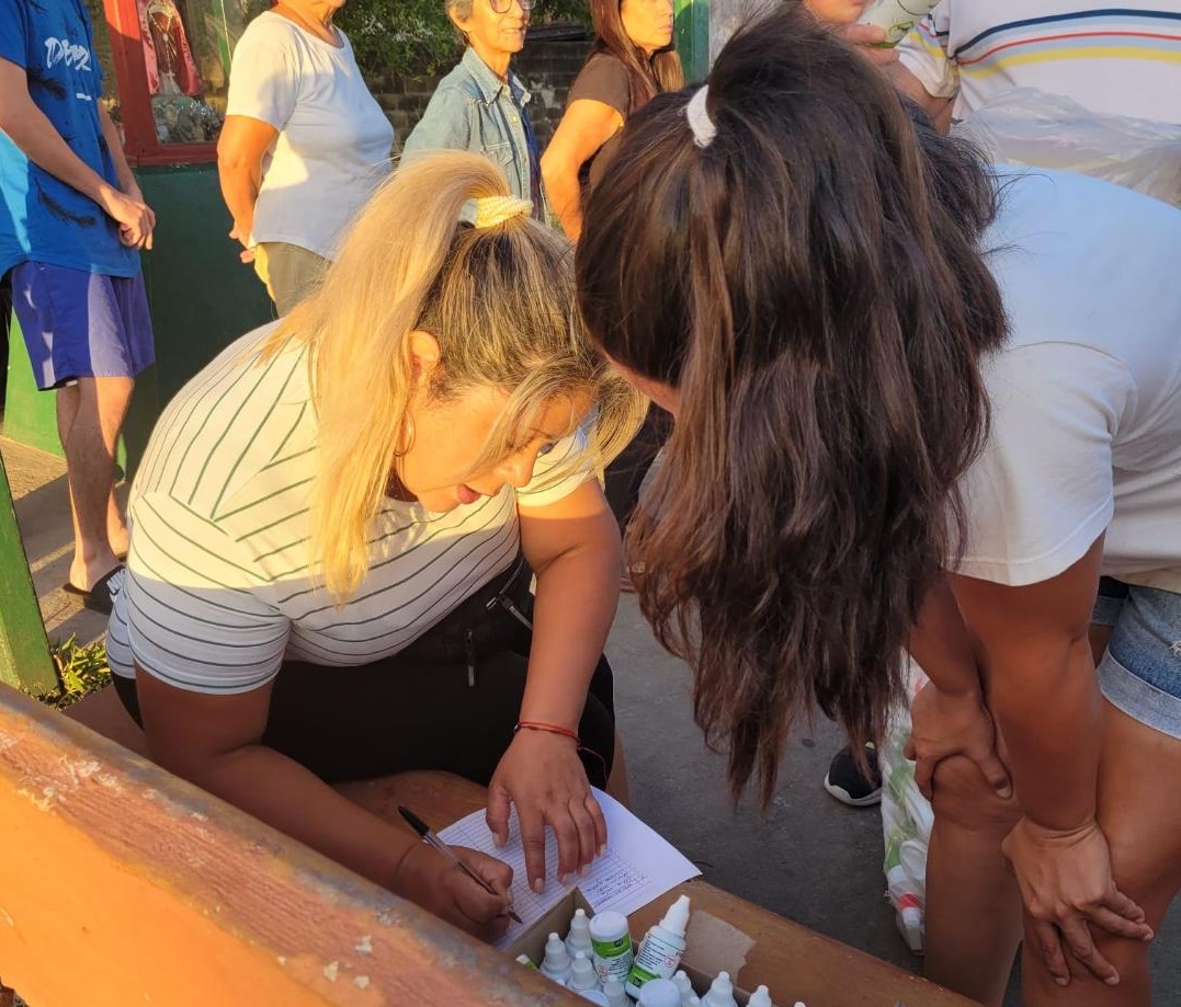 CAMPAÑA PREVENTIVA DENGUE: 172 LARVICIDAS SE ENTREGARON EN LOS BARRIOS DE LA ZONA SUR DE GOYA