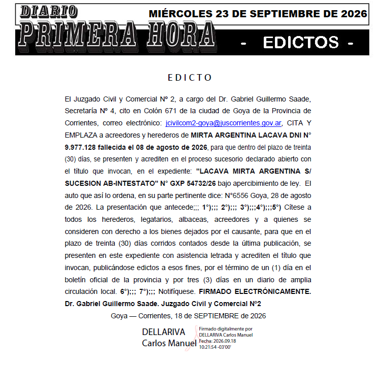 edicto blanca dia 1