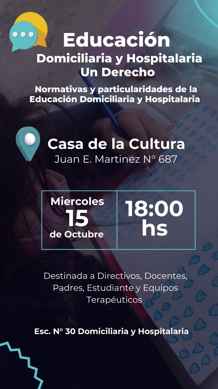 EDUCACIÓN DOMICILIARIA Y HOSPITALARIA