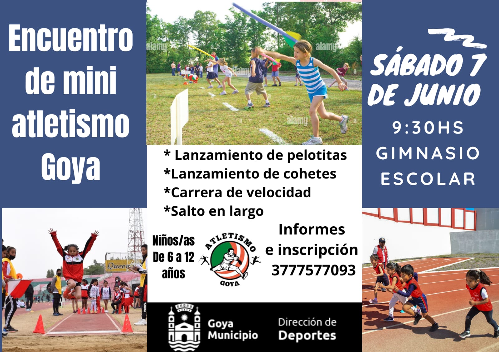ESTE SÁBADO, GOYA SERÁ SEDE DE ENCUENTRO DE MINI ATLETISMO