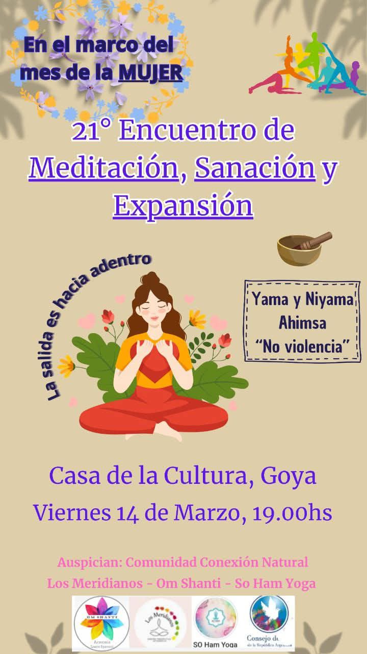 21º ENCUENTRO DE MEDITACIÓN, SANACIÓN Y EXPANSIÓN