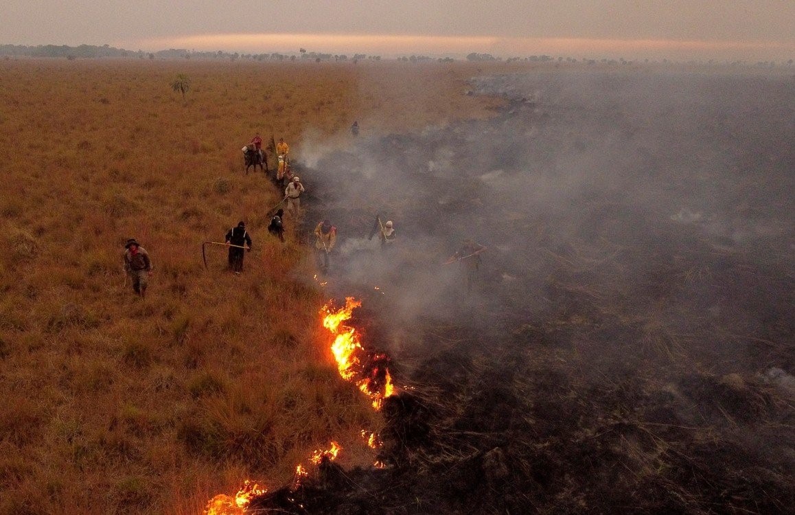 esteros incendios