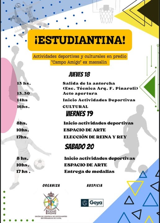 COMIENZA LA ESTUDIANTINA GOYANA 2025