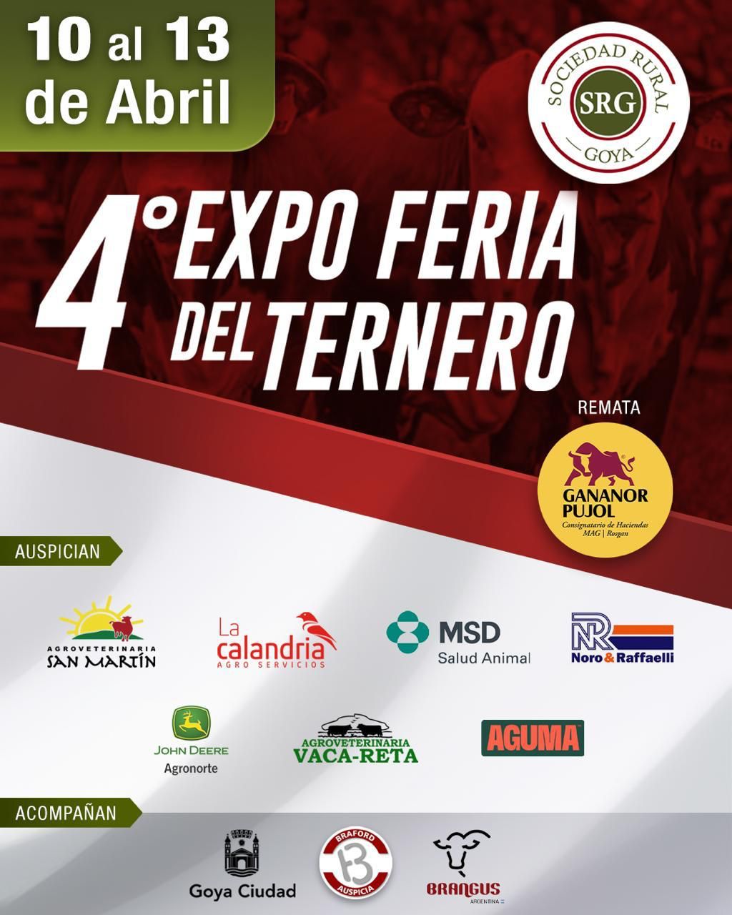 4ª EXPO FERIA DEL TERNERO EN LA SOCIEDAD RURAL GOYA