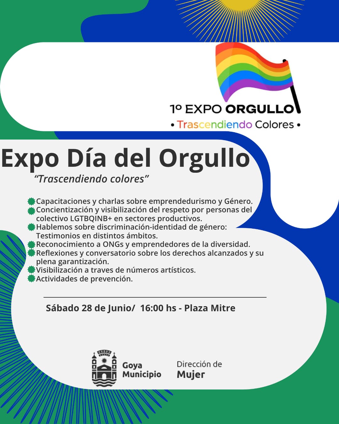 1ª EXPO ORGULLO: “TRASCENDIENDO COLORES”