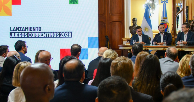 EL GOBERNADOR VALDÉS PRESENTÓ LOS JUEGOS CORRENTINOS 2026, CON LA PARTICIPACIÓN DE JÓVENES Y ADULTOS MAYORES