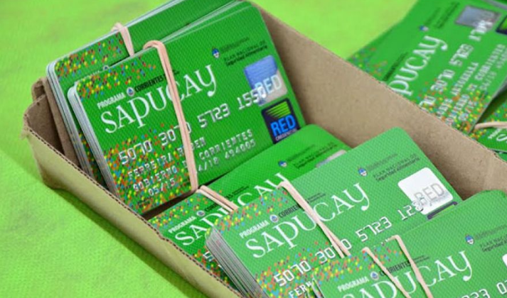 Desde este viernes 31 se habilitan las tarjetas Sapucay