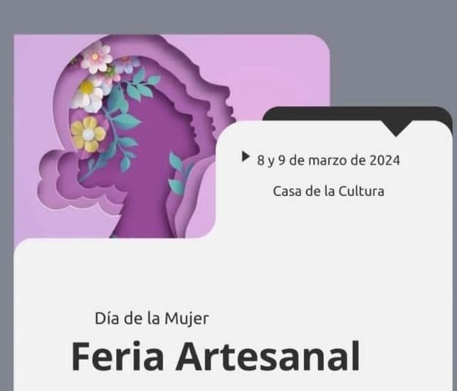 FERIA ARTESANAL EN CASA DE LA CULTURA PARA CELEBRAR EL DÍA DE LA MUJER