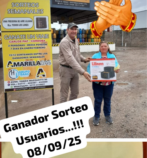 ¡FELICITACIONES A RAMONA DUARTE! GANADORA SEMANAL DEL SORTEO DE AMARILLA GAS