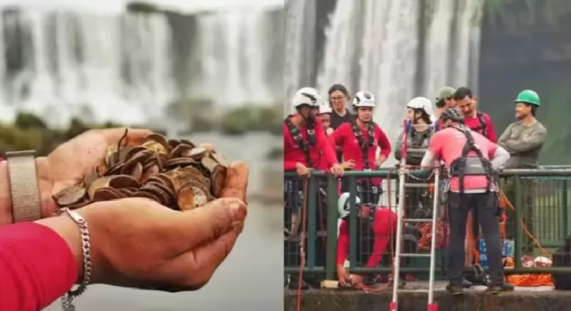 Sorpresa en las Cataratas del Iguazú: encontraron 400 kilos de monedas, producto de los residuos turísticos