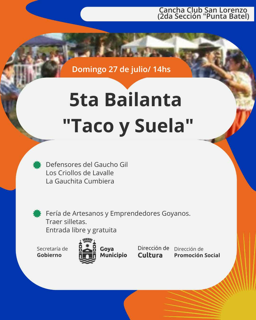 PUNTA BATEL RECIBE ESTE DOMINGO 27 LA 5ª EDICIÓN DEL TACO Y SUELA
