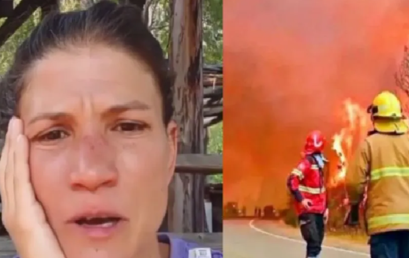 El llanto de Camila Bordonaba por los incendios en la Patagonia: "Duele, entristece"