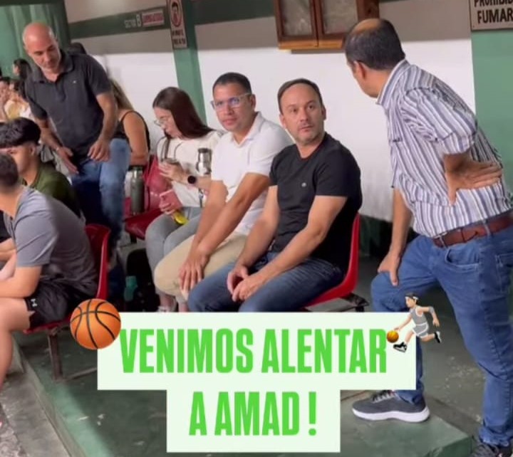 INTENDENTE MARIANO HORMAECHEA ACOMPAÑÓ EL DEBUT Y TRIUNFO DE AMAD EN SU CASA
