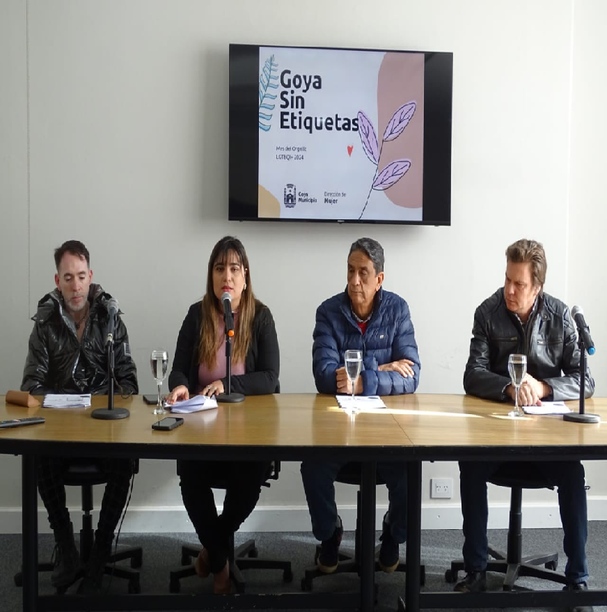 DIA DEL ORGULLO: SE PRESENTÓ EN GOYA EL PROGRAMA “SIN ETIQUETAS”.