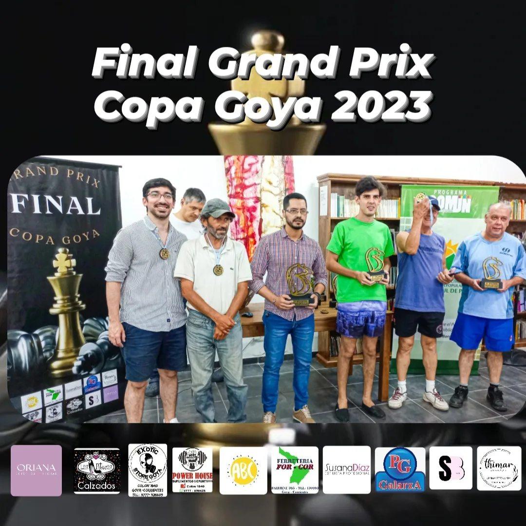 GRAN PRIX DE AJEDREZ DEFINIÓ A SUS GANADORES DE GOYA