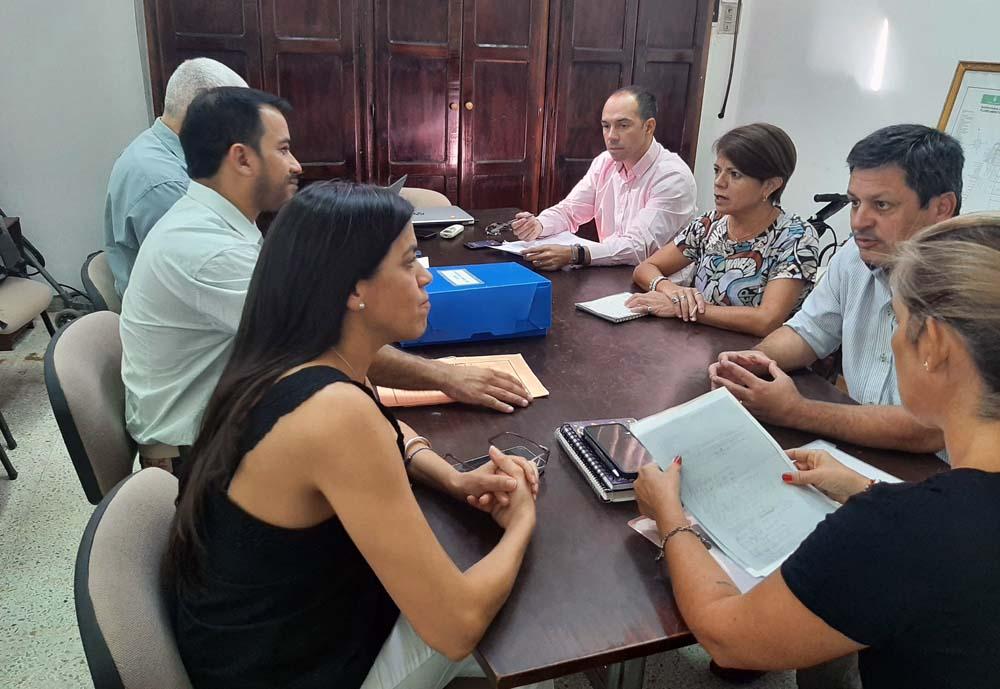Reuniones de trabajo de comisiones del HCD de Goya