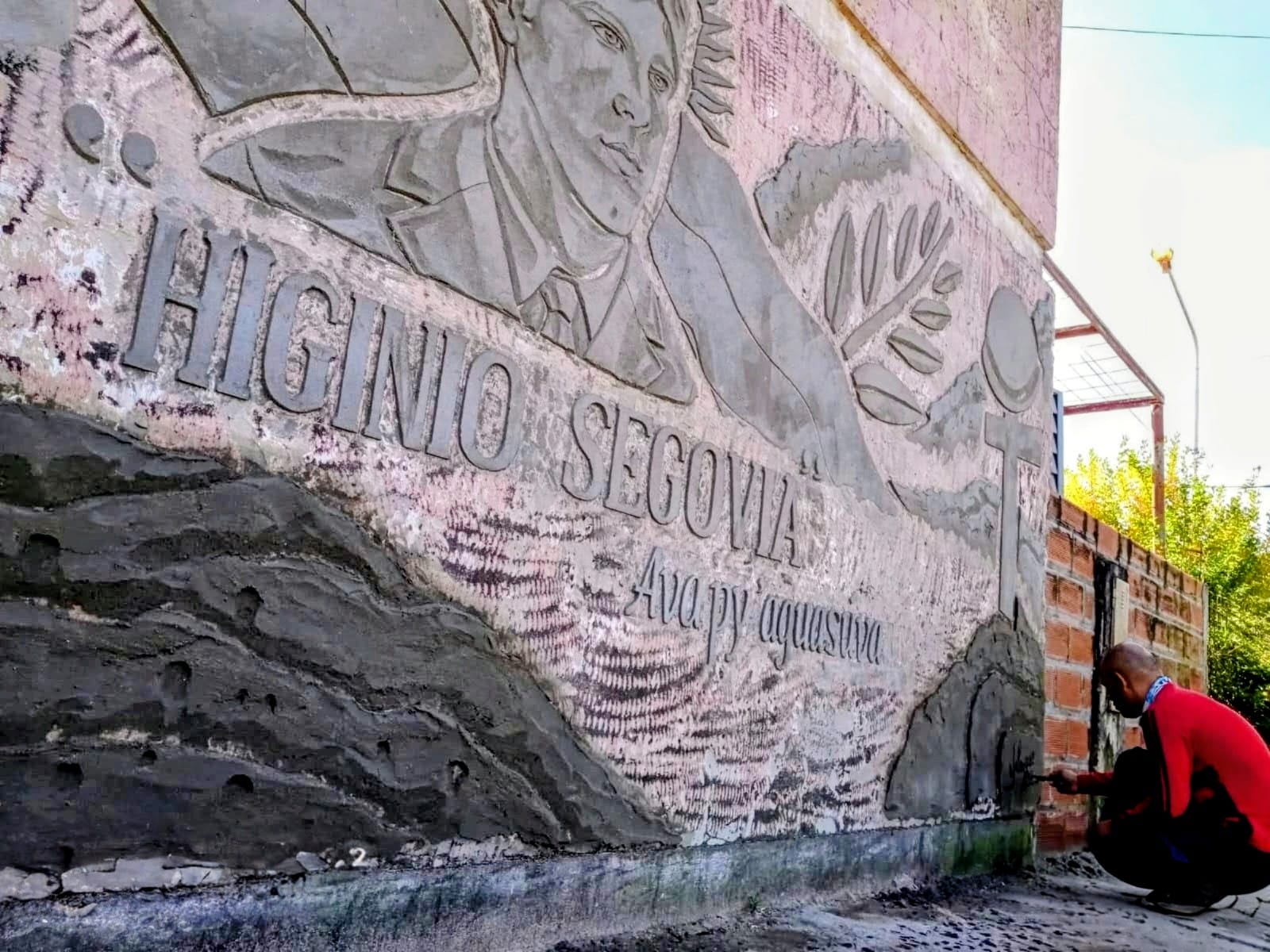 GOYA: INAUGURAN UN MURAL EN HONOR AL SOLDADO HIGINIO SEGOVIA EN EL BARRIO HÉROES DE MALVINAS