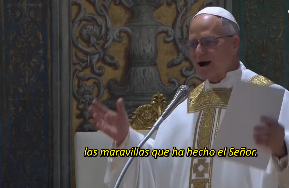 EL PAPA LEÓN XIV EN SU PRIMERA MISA: "COMO NOS ENSEÑÓ FRANCISCO, ESTAMOS LLAMADOS A DAR TESTIMONIO DE LA FE"