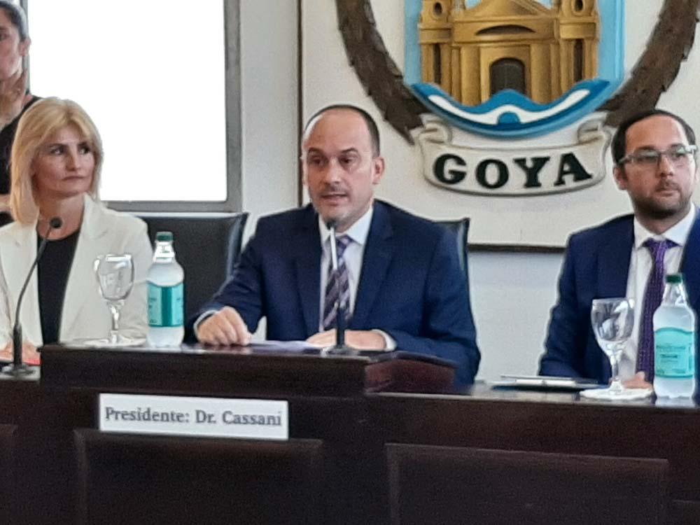 El Intendente Hormaechea dejó inauguradas las sesiones ordinarias 2024 del HCD de Goya