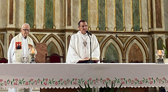 La catedral de Goya celebró el 45° aniversario de su consagración