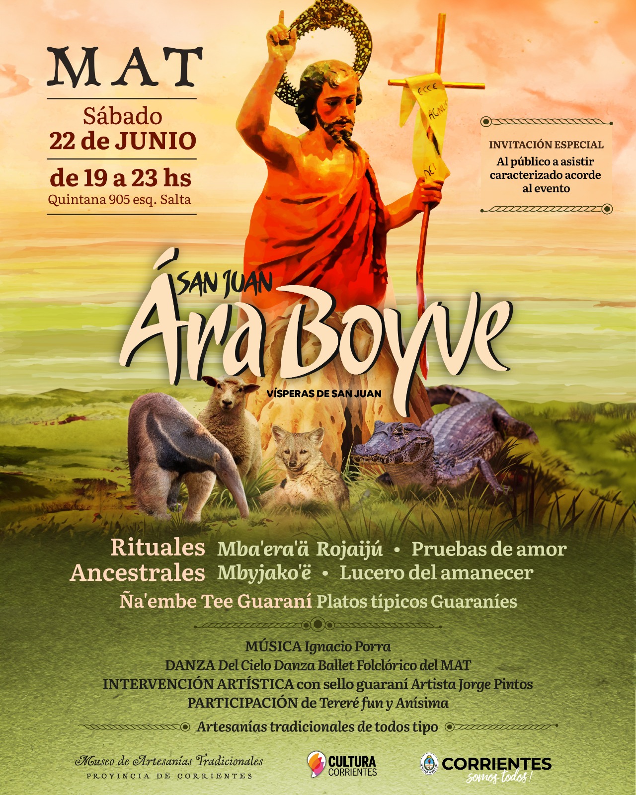 CELEBRANDO LA TRADICIÓN SAN JUAN “ÁRA BOYRE”, UN EVENTO DONDE CONFLUIRÁN RITUALES, GASTRONOMÍA Y MÚSICA