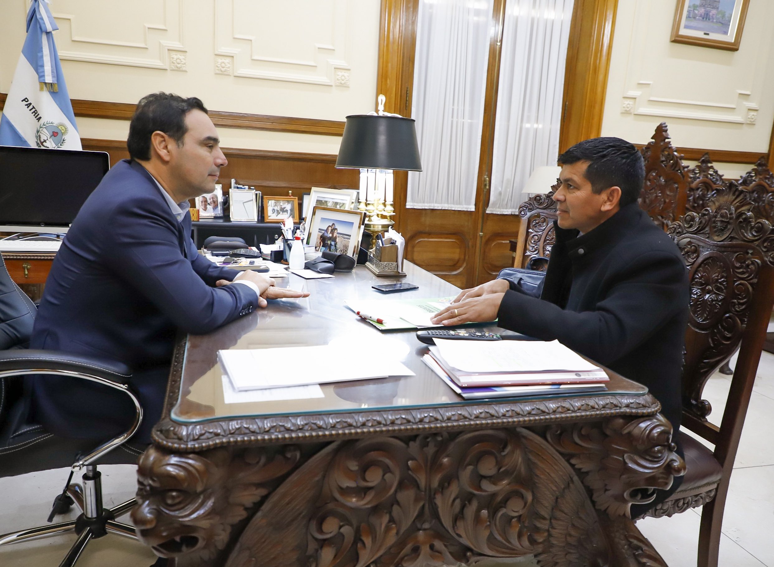 .  FORTALECIMIENTO DE LAS COMUNAS VALDÉS PROYECTÓ OBRAS Y DESARROLLO CON LOS INTENDENTES DE TABAY Y YATAY TÍ CALLE
