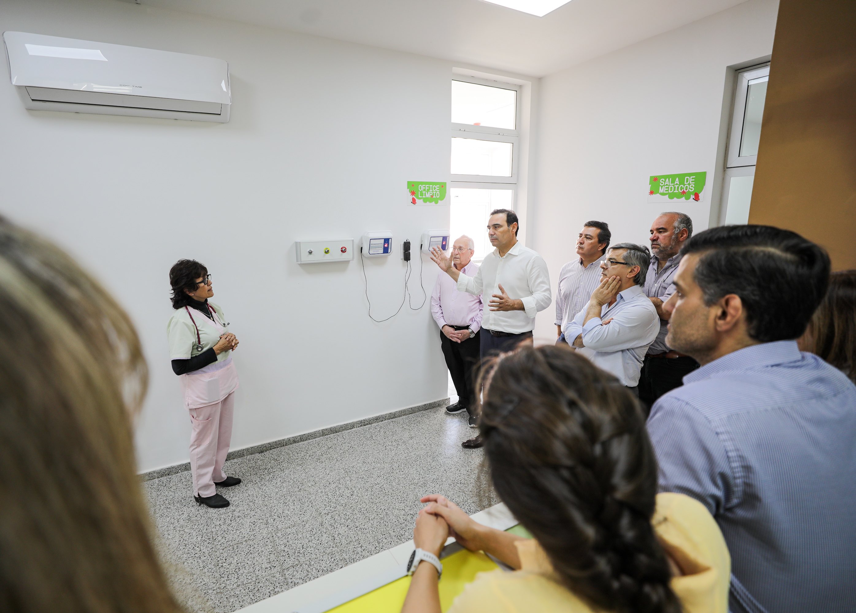 ÚLTIMA ETAPA VALDÉS RECORRIÓ LAS OBRAS DE CONSTRUCCIÓN DEL NUEVO EDIFICIO DEL HOSPITAL PEDIÁTRICO