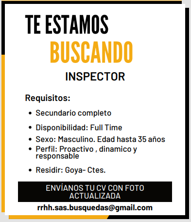 Reconocida empresa de transporte busca incorporar nuevo personal