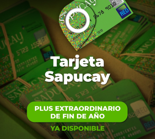 Las Tarjetas Sapucay tienen un plus extraordinario de fin de año