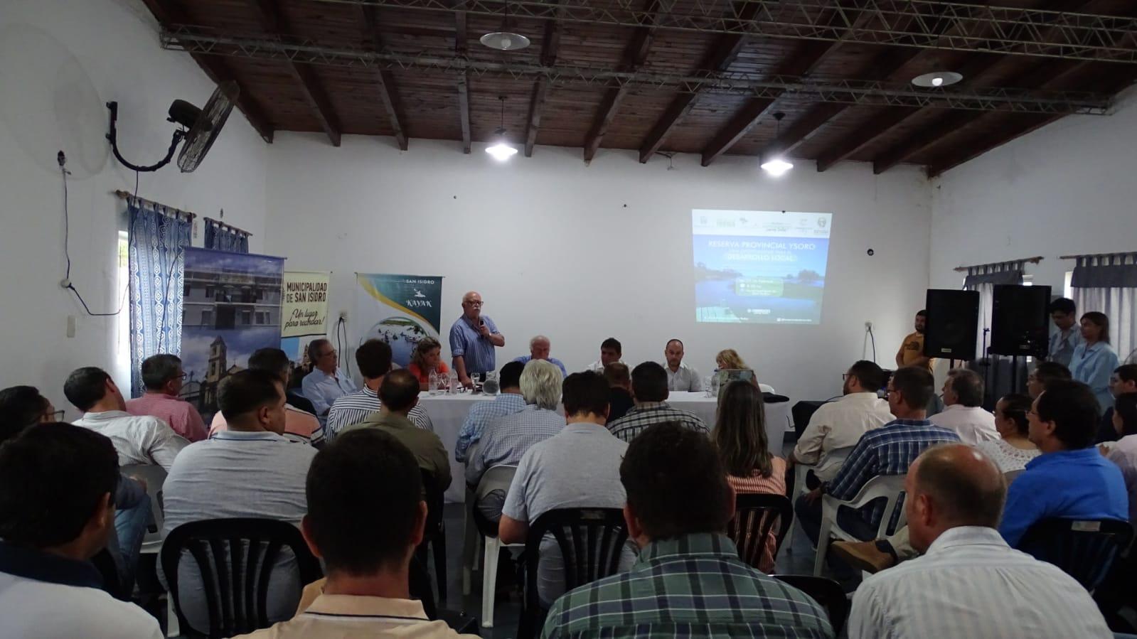 ENCUENTRO EN SAN ISIDRO: Presentación de la Reserva Provincial Ysoró como una oportunidad para el desarrollo local