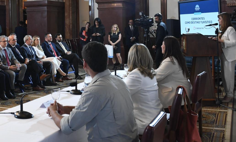 Corrientes presentó su Plan de Desarrollo Turístico en el Senado de la Nación