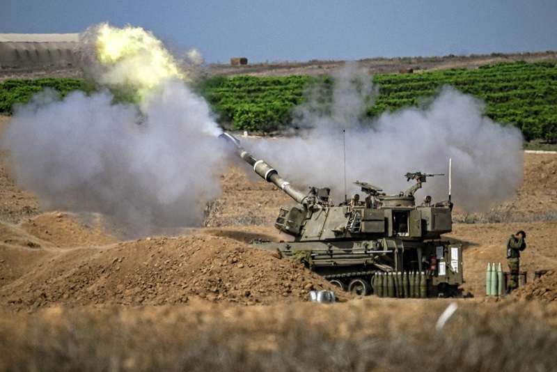 Ataque de Israel en la Franja de Gaza ante la ofensiva terrestre