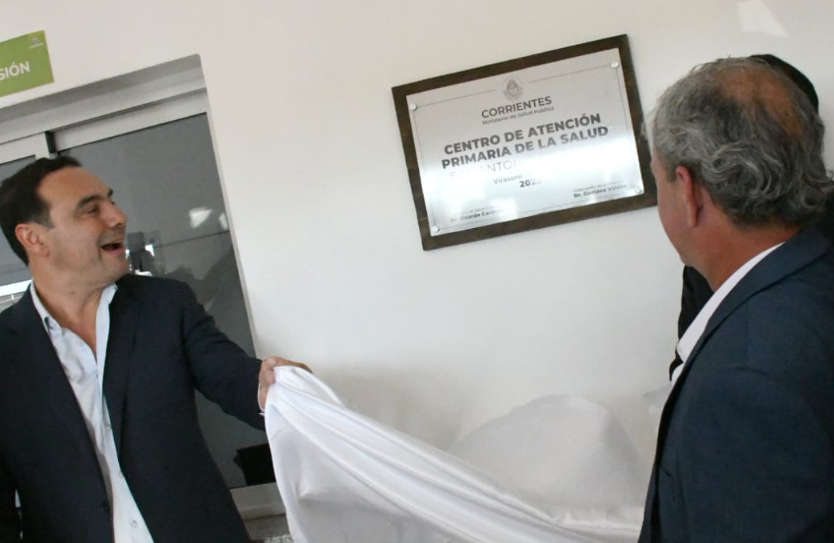 EL GOBERNADOR INAUGURÓ UN NUEVO CAPS EN VIRASORO E INSTÓ A TRABAJAR EN SALUD DESDE "LA PREVENCIÓN"