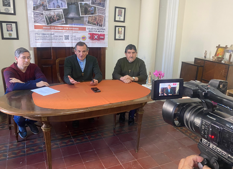 MONSEÑOR CANECIN: 'LA COLECTA MÁS POR MENOS ES UNA AYUDA QUE SOSTIENE LA ESPERANZA'