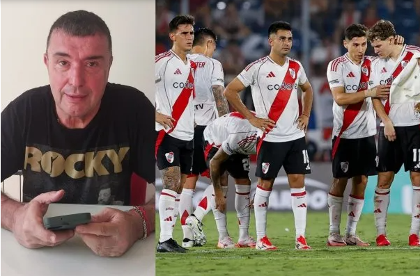 La furia de Lito Costa Febre tras la derrota de River ante Talleres