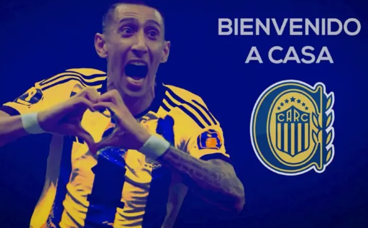 Ángel Di María vuelve al fútbol argentino: fue presentado por Rosario Central