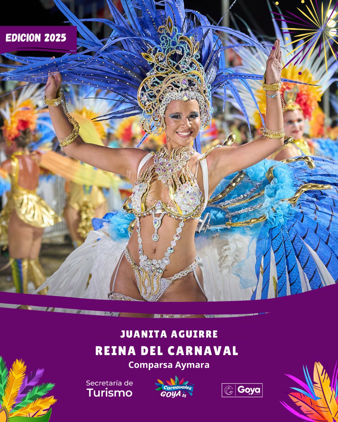 Juanita Aguirre, Embajadora Carnaval Correntino