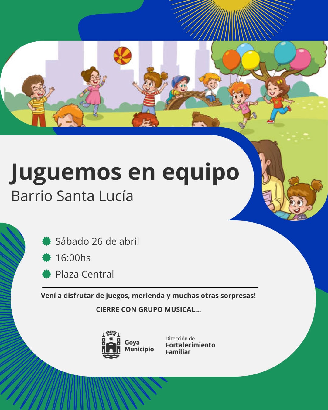 PROGRAMA MUNICIPAL DE GOYA: “JUGUEMOS EN EQUIPO”