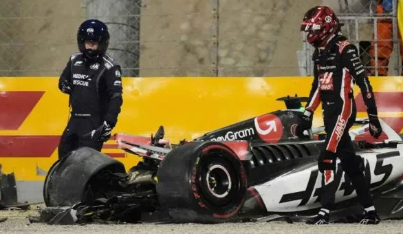 Fórmula 1: el fuerte choque de Esteban Ocon en la Q2 de Bahréin