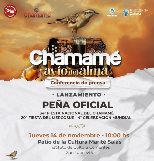 Presentación de la Peña Oficial de la 34ª Fiesta Nacional del Chamamé