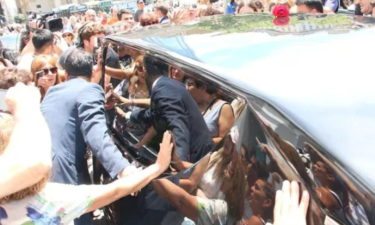 La despedida final: la caravana con los restos de Jorge Lanata rumbo al Cementerio Campanario