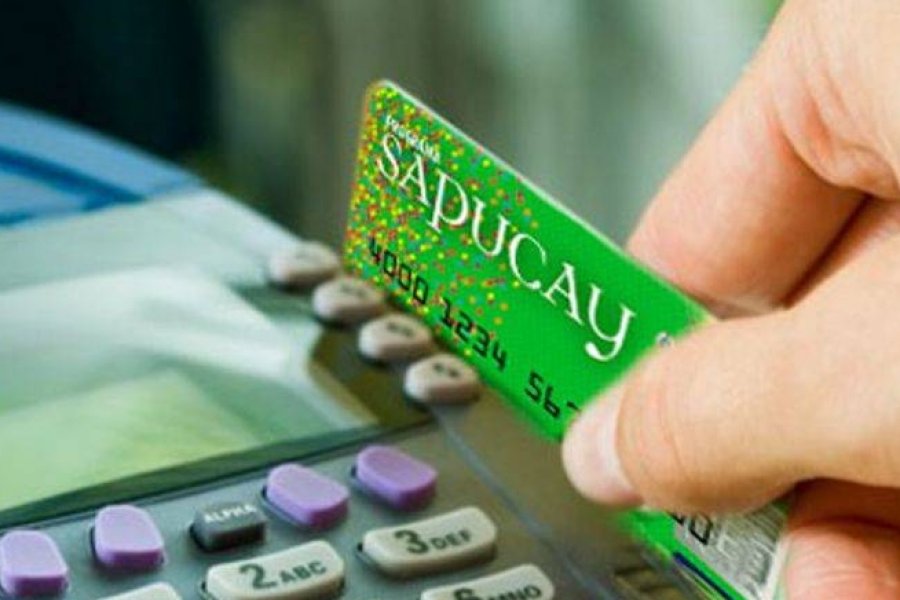 ESTE MIÉRCOLES 4 SE HABILITAN LAS TARJETAS SAPUCAY