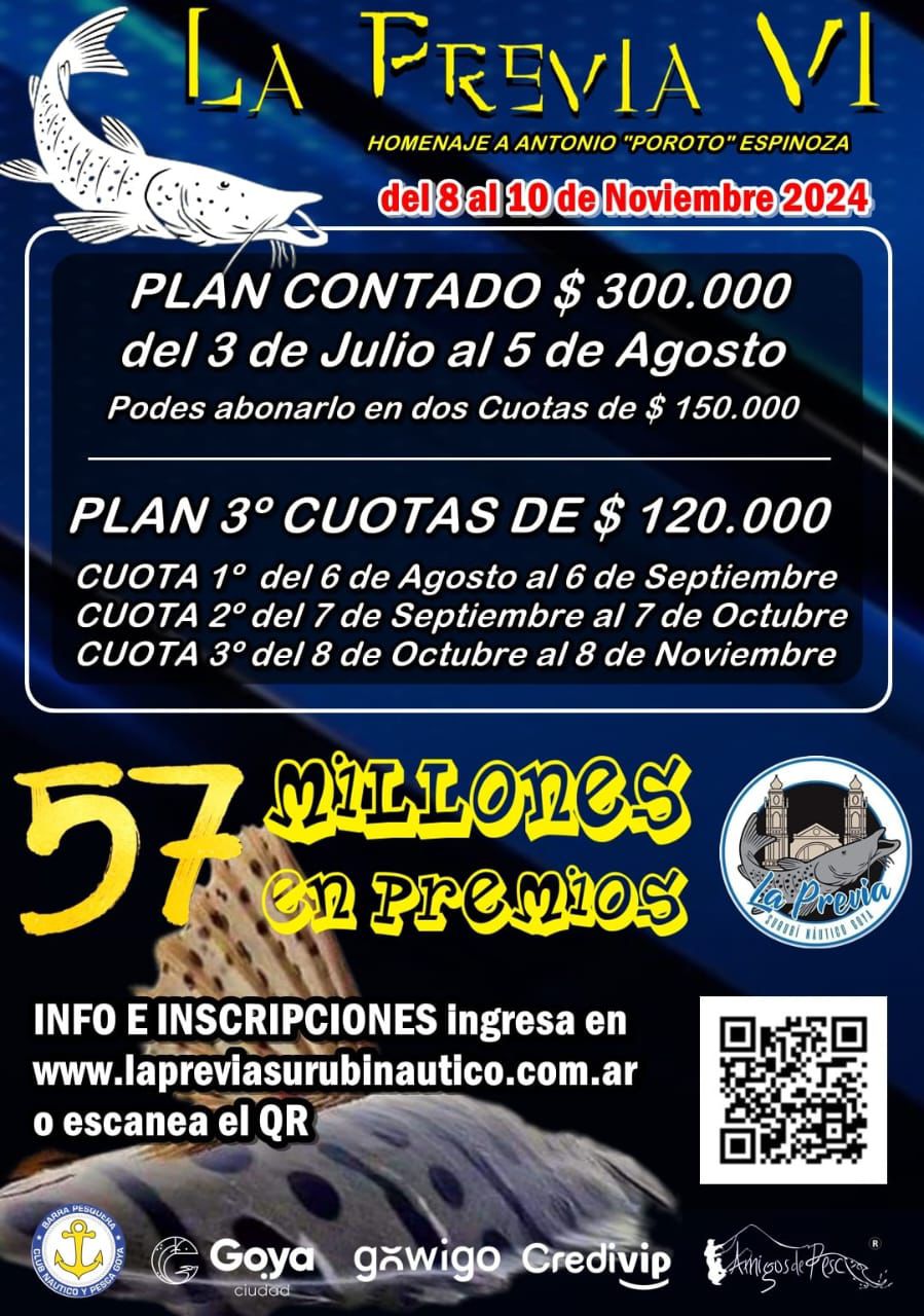 PALPITANDO EL MUNDIAL DE PESCA SE VIENE LA VI EDICIÓN DE “LA PREVIA” DEL NAUTICO