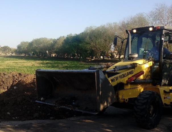 EL INTENDENTE HORMAECHEA PRESERVARA Y EMBELLECERA LA LAGUNA MATADERO
