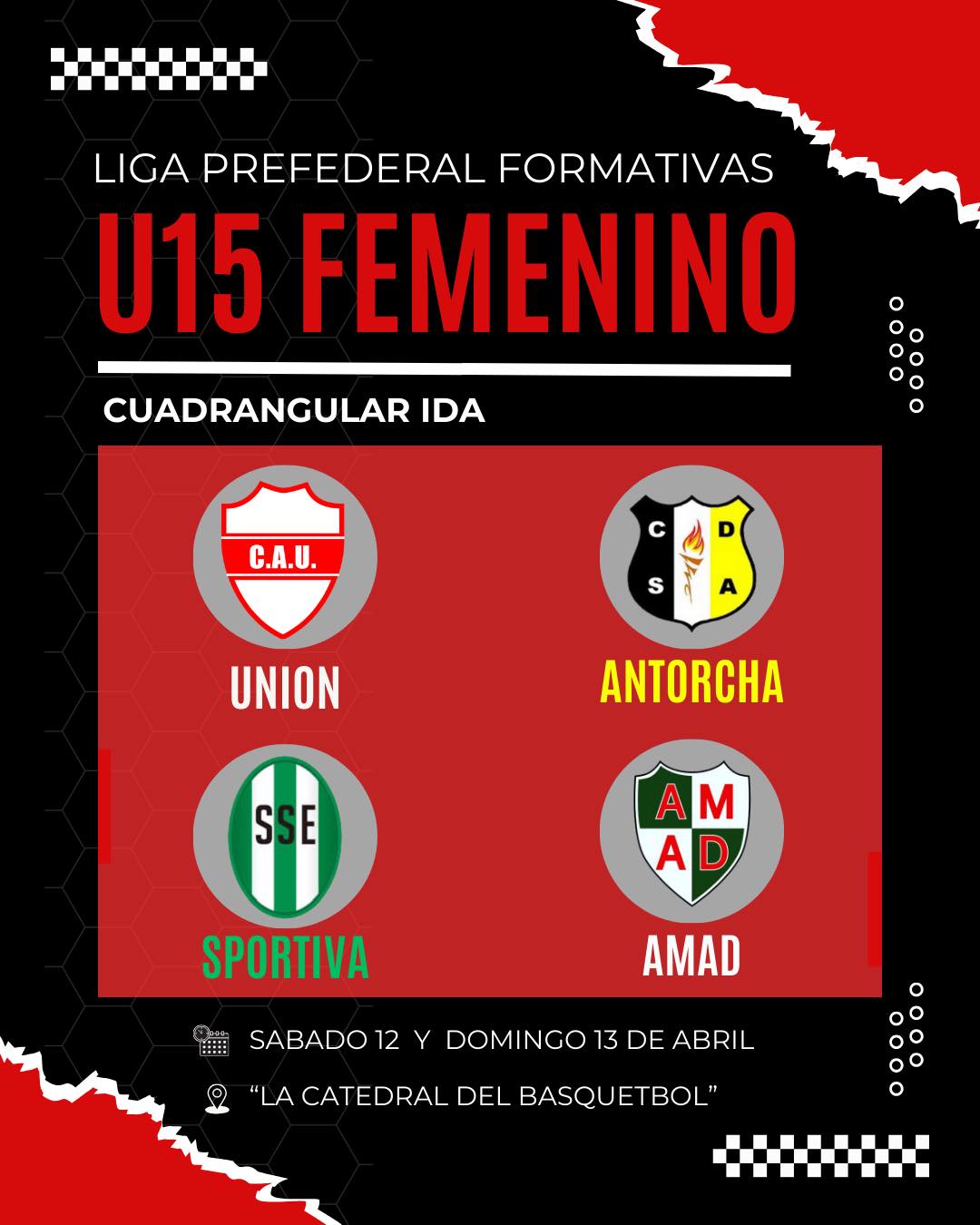 EL ESTADIO DEL CLUB UNIÓN SERÁ SEDE DE LOS JUEGOS DEL CAMPEONATO ESTE FIN DE SEMANA