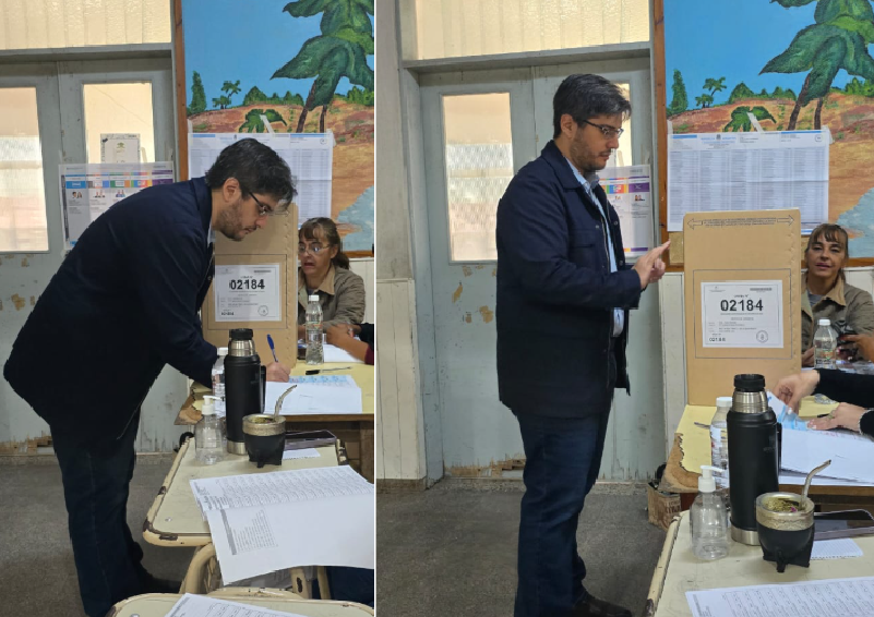 Votó Rulo Hadad: "Hoy tenemos una gran oportunidad", dijo