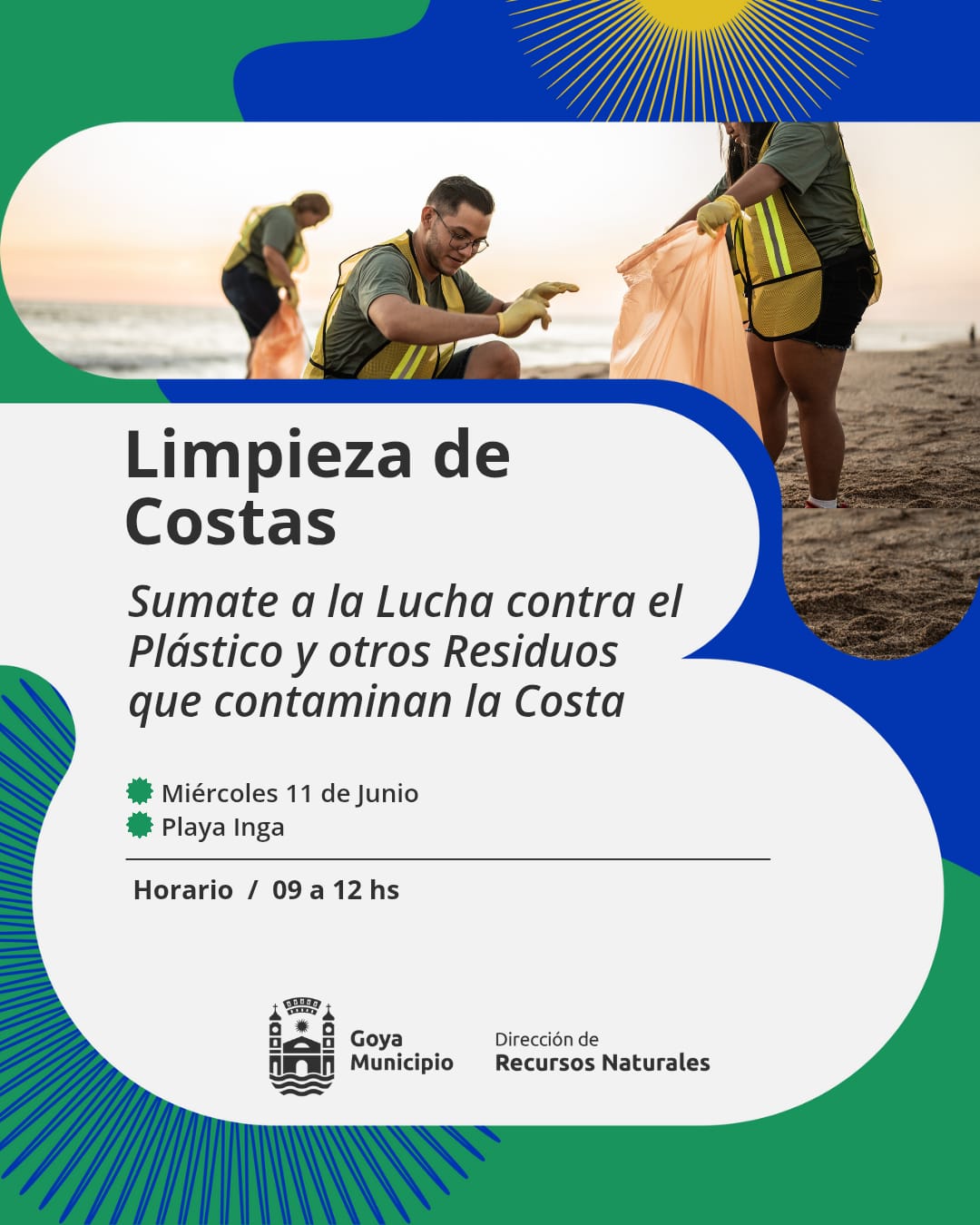 GOYA ECOLÓGICA: LIMPIEZA DE COSTAS EN PLAYA EL INGÁ