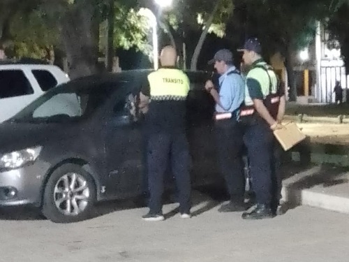 MADRUGADA DE CONTROLES VIALES DE TRÁNSITO EN GOYA