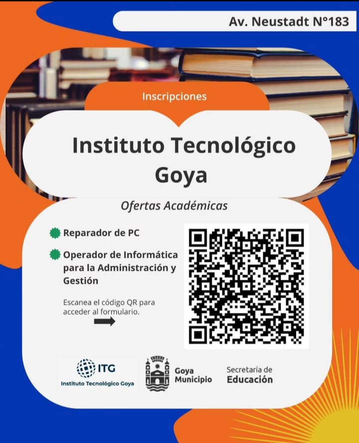 NUEVAS OPORTUNIDADES DE FORMACIÓN TECNOLÓGICA EN EL INSTITUTO TECNOLÓGICO GOYA