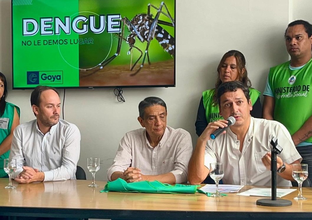 ADVIERTE SOBRE CASO DE DENGUE EN GOYA Y REMARCA LA IMPORTANCIA DE CONCIENTIZACIÓN EN LA POBLACIÓN